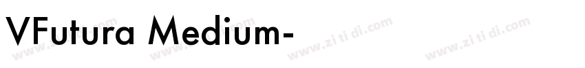VFutura Medium字体转换